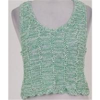 BNWT Minkpink, size S mint green mix knitted vest top