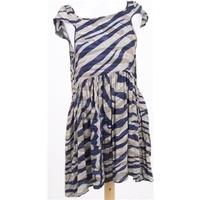 BNWT Some Days Lovin, size S blue & brown dress