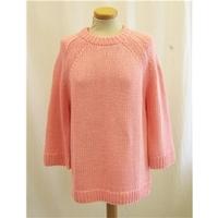 BNWT H & M - Salmon Pink Crochet Jumper