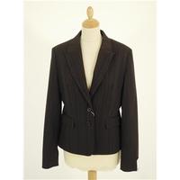 BNWT Next Size 14 Black Single Breasted Pinstripe Jacket