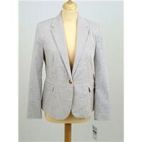 BNWT Zara, size XL cream & light brown striped jacket