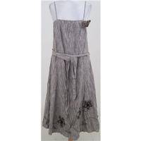 bnwt per una size 16 brown linen mix dress