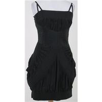 BNWT Bolongaro Trevor, size S black silk party dress