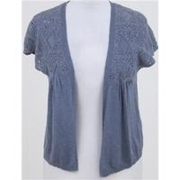 BNWT M&S size 10 blue short sleeved cardigan