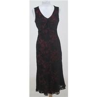 BNWT CC Petite, size 8 black & red sleeveless dress