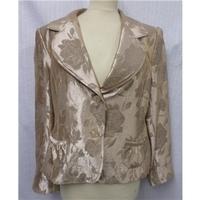 BNWT Fosby Size 18 Fully Lined Gold Jacket. Fosby - Size: 18 - Metallics - Smart jacket / coat
