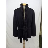 BNWT Windsmoor Black Wool Coat - Size 16