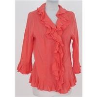 BNWT M&S, size 18 coral cotton blouse