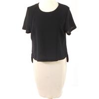 bnwt marks spencer autograph size 12 black and cream blouse bodycon dr ...