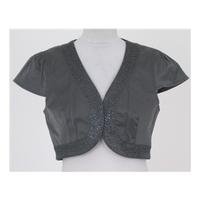 bnwt fransa size 10 grey bolero style jacket