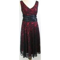 BNWT Autonomy, side 12 red and black lace dress