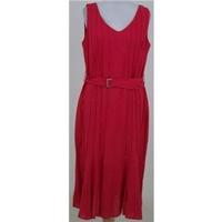 BNWT Steilmann, size 16 pink sleeveless linen dress