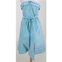 BNWT: Coast: Size 14: Turquoise blue strapless dress