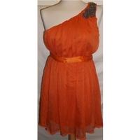 bnwt ax paris size 10 orange mini dress