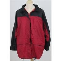 BNWT Antonio Bay, size XL red and black raincoat
