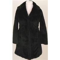 BNWT Per Una, size S black faux fur coat
