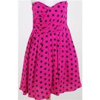 BNWT Henry Holland, size 14 pink polka dot dress