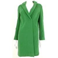 BNWT Marks and Spencer Size 8 Green Wool and Cashmere Blend Coat