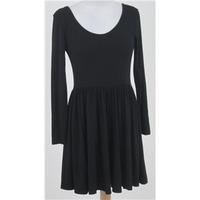 bnwt asos size 10 black knee length skort dress