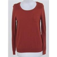 bnwt ms woman size 12 rust coloured jumper