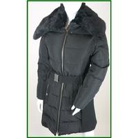 bnwt per una size 10 black casual jacket coat