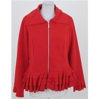 BNWT Per Una size M red cotton jacket