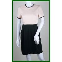 bnwt asos size 10 peach knee length dress