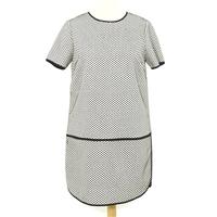 BNWT M&S size 14 black & white spot patterned smock dress