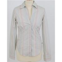 BNWT Paul Smith Black, size 10 pastel stripe shirt