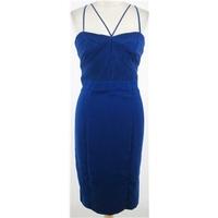 BNWT Warehouse size 12 blue knee length dress