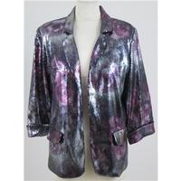 BNWT Rise, size 14, purple sparkly jacket