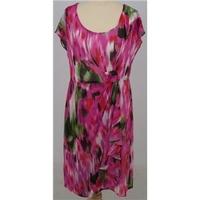 BNWT Joanna Hope, size 14 pink patterned dress