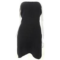 BNWT TSE Size 10 High Quality Soft and Luxurious Pure Cashmere Black Strapless Dress