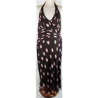 BNWT Phase 8- size 18 brown and pink Dotty silk dress
