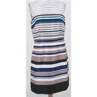 BNWT Monsoon, size 12 cream & taupe striped dress
