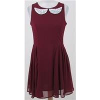 BNWT Therapy Size 8 Burgundy Sleeveless Dress