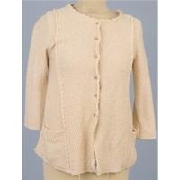 BNWT Zara, size S cream cotton knit jacket