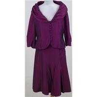 BNWT Kaliko, size 14 purple short evening dress & jacket