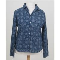 BNWT East size 14 blue floral blouse