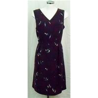 BNWT Tu maroon and black dress Size 16