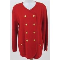 BNWT M&S Marks & Spencer - Size: 16 - Red knitted jacket