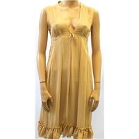 BNWT Madame Butterfly Size 10 Fawn Crepe Dress