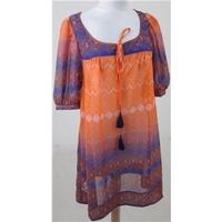 BNWT Monsoon - Size: S - Orange and purple summer tunic dress
