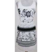 bnwt paul christophe size s black and white summer dress