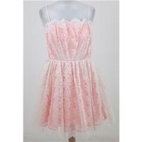 BNWT Topshop, size: 12, pink and cream dress