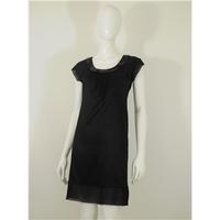 bnwt untold size 8 black silk mini dress