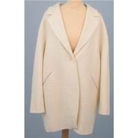 bnwt ms limited edition size 16 ivory oversized coat