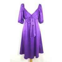 BNWT Laura Ashley, size 12 purple satin dress