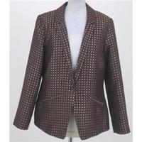 BNWT M&S Limited Collection, size 14 burgundy & gold jacket