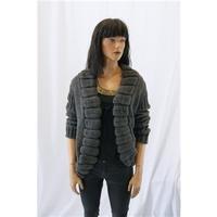 BNWT Next Small Slate Grey Waterfall Cardigan